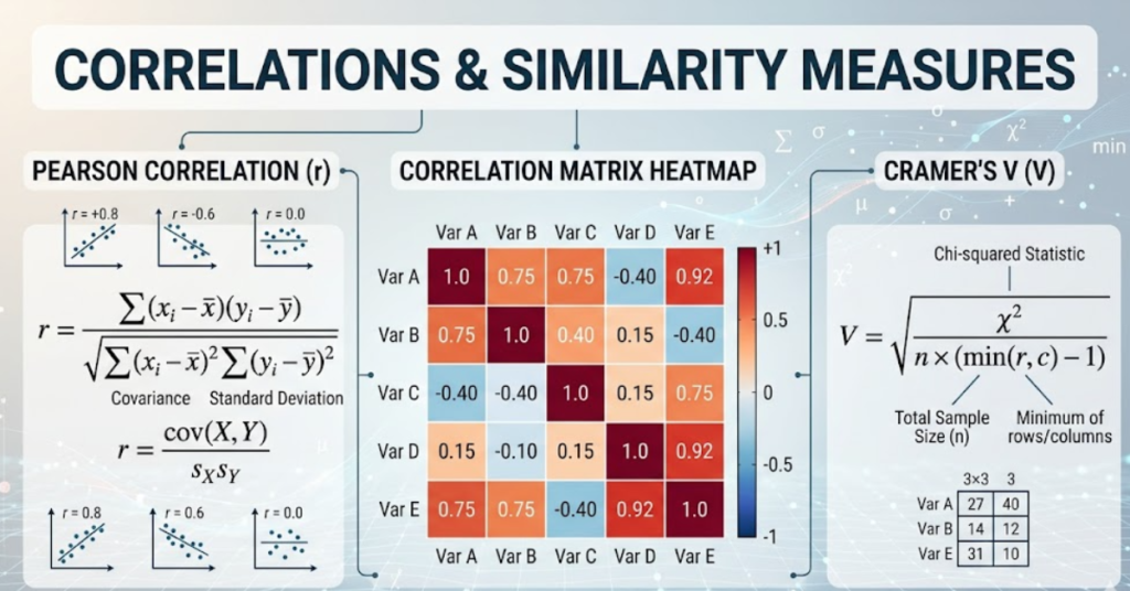 correlations and similarity measures post